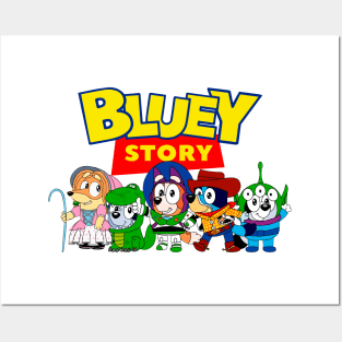 Bluey Story Posters and Art